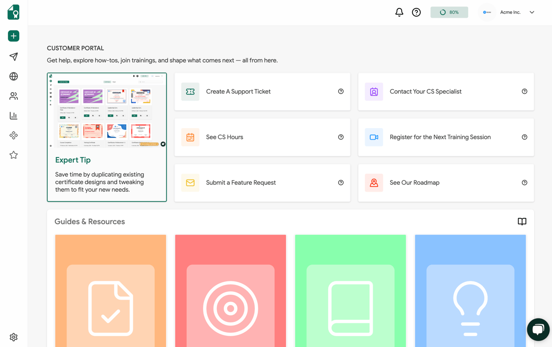 Introducing the Customer Portal
