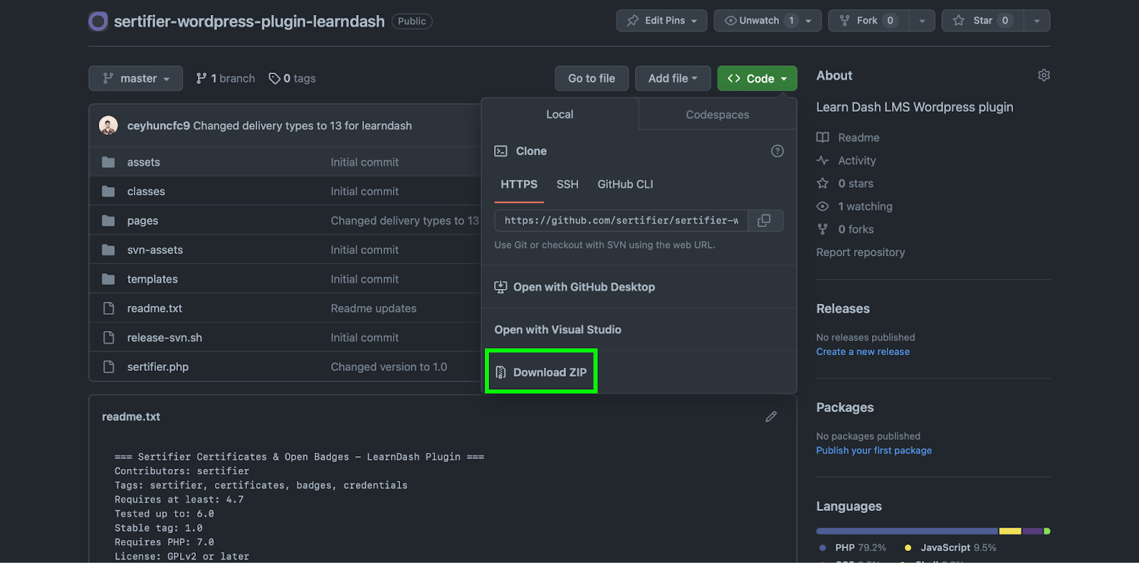 Learndash Plugin
