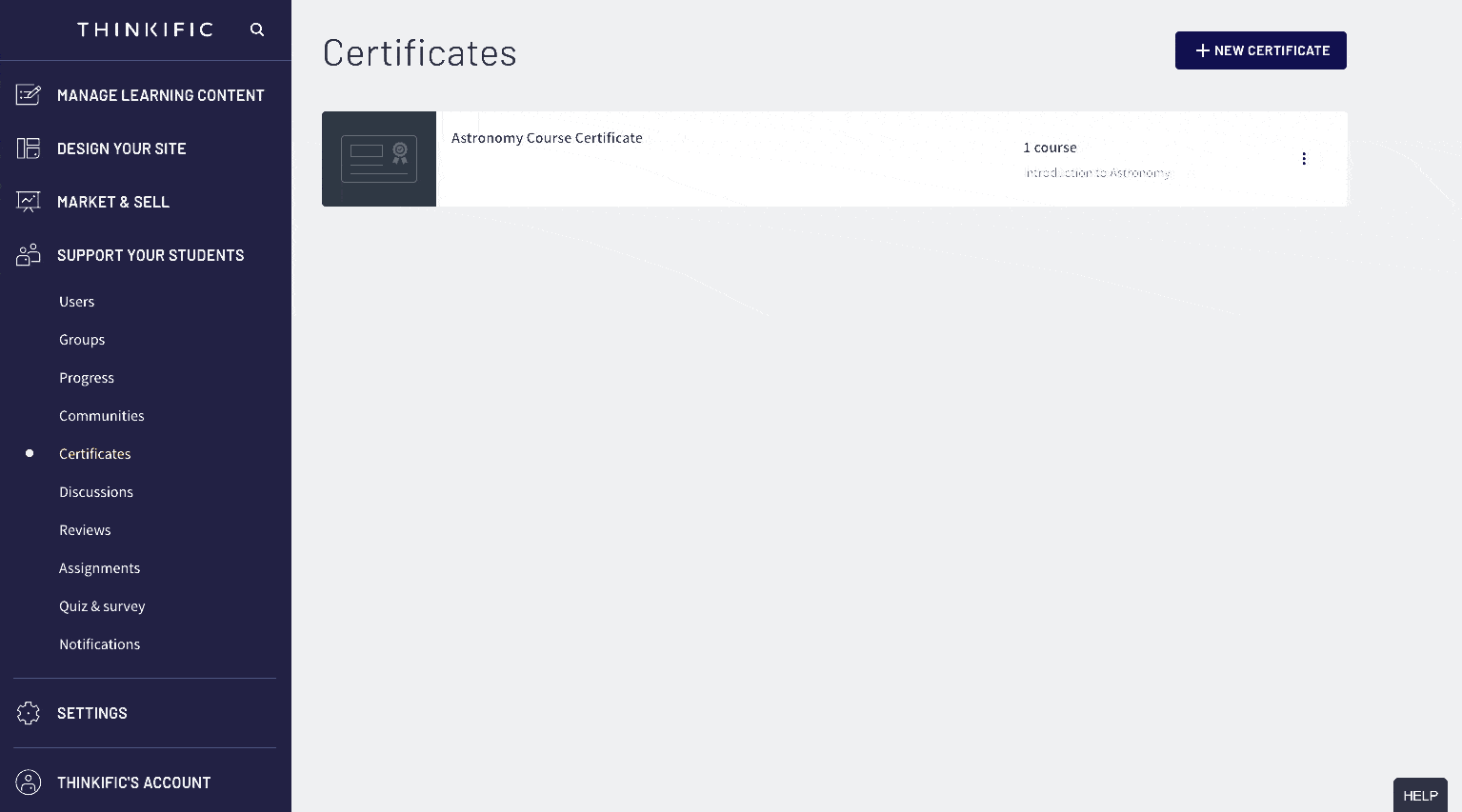 Step Up in Course Industry with Thinkific Certificates 2 how to create thinkific certificate