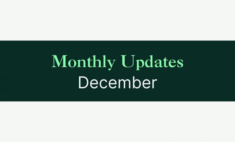 Monthly Newsletter | December 1 December 2024 Blog Cover