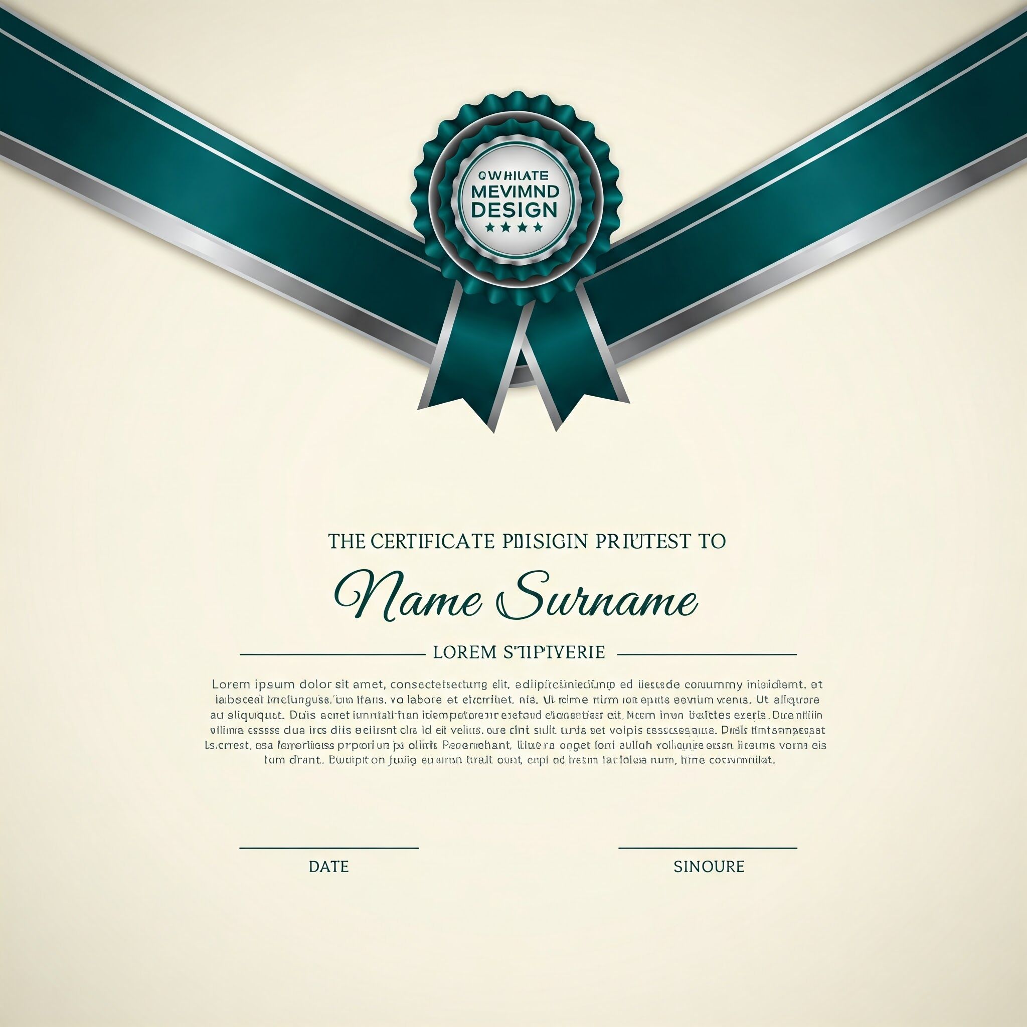 10 Creative Ribbon Design Ideas For Certificates | Sertifier
