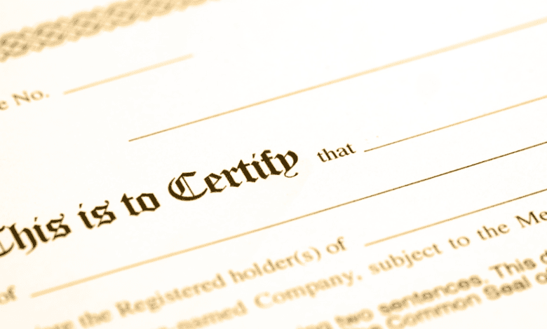 The Importance of Certificates