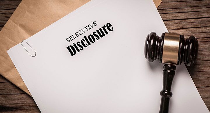 What Is Selective Disclosure