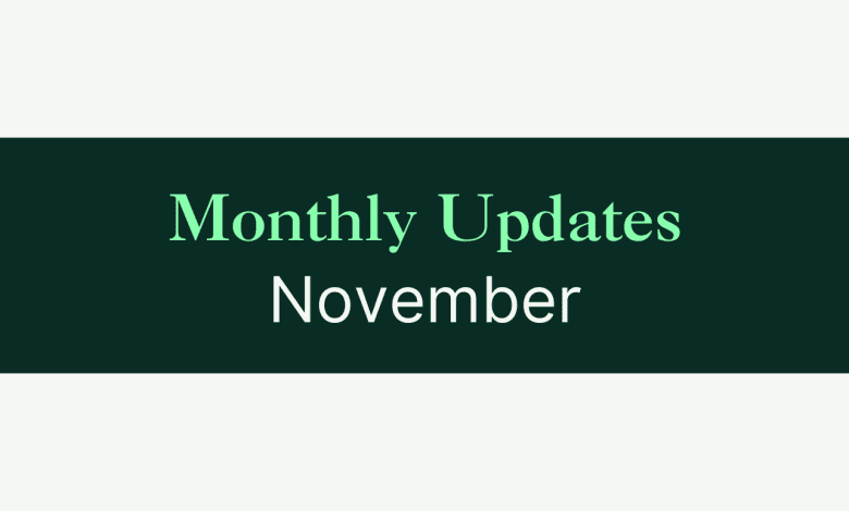 Sertifier November Monthly Updates