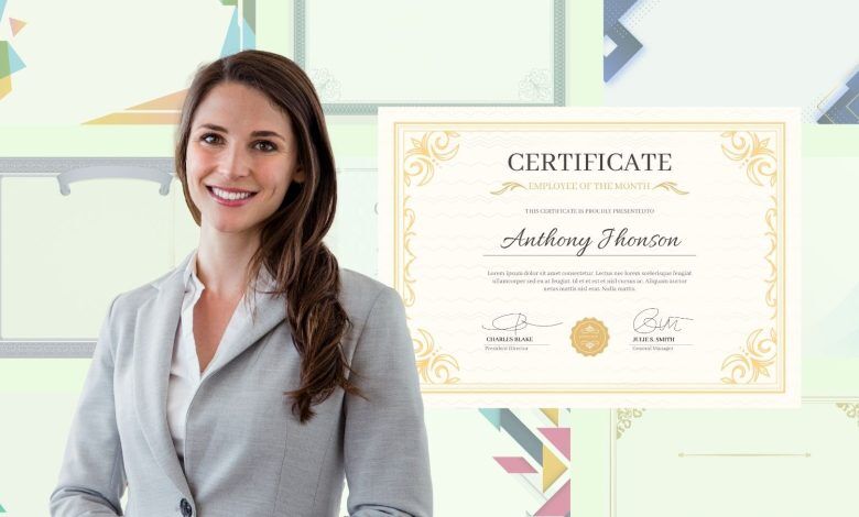 employee of the month certificates