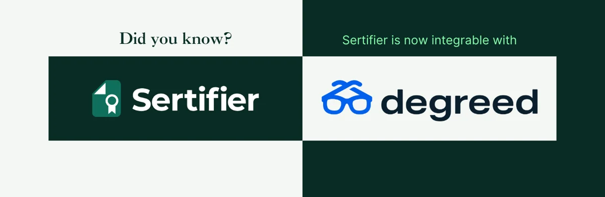 Sertifier x Degreed Integration
