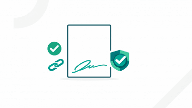 Minimal certificate illustration with signature stroke and verified digital credential badge