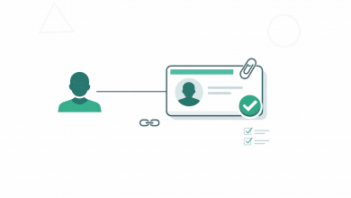 Verifiable digital badge connected to creator profile with evidence icons