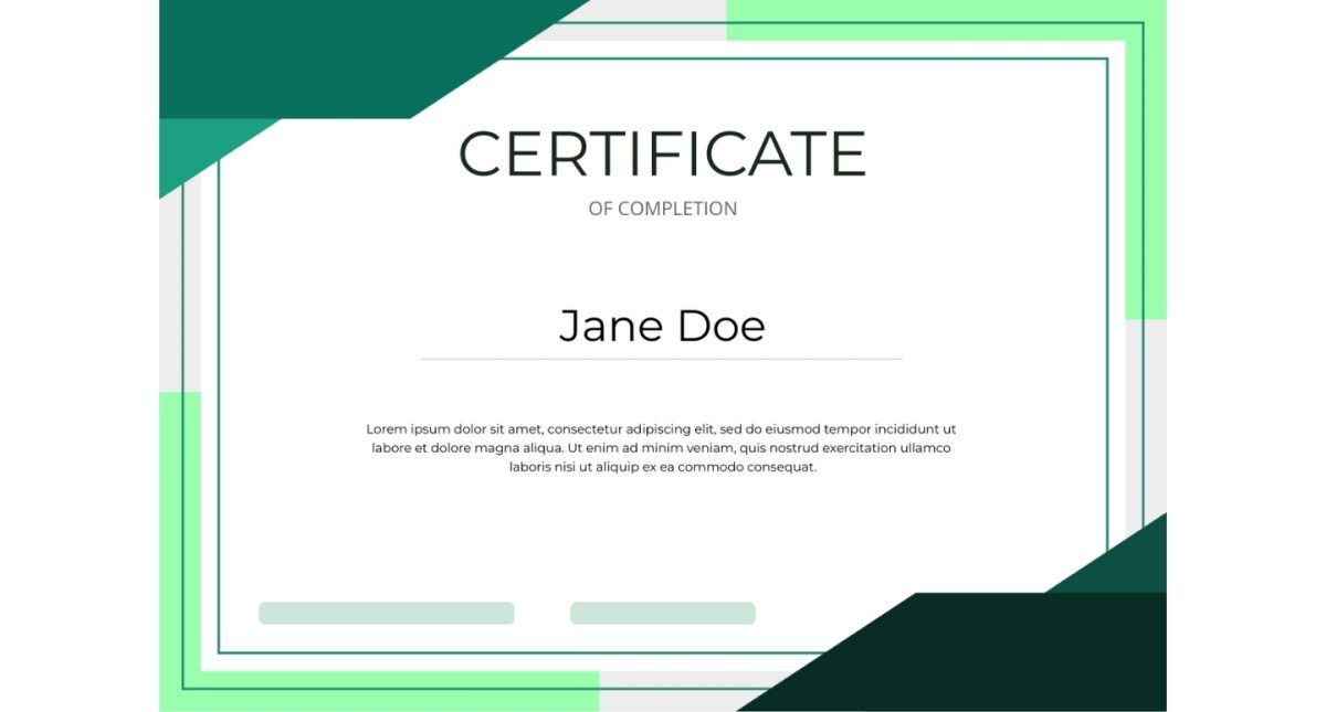 Certificate of completion: definition, template, and how to make it verifiable 2 Certificate of Course Completion
