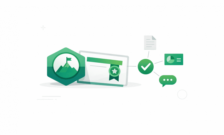 Communication Development: How to Credential Communication Skills with Evidence and Verification 1 Digital badge and certificate linked to evidence icons for skill verification