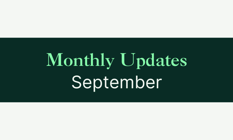Sertifier Monthly Updates September