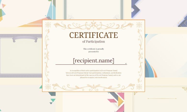 What is a Certificate of Participation?