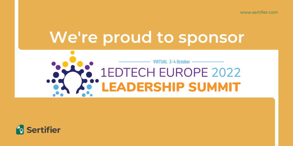 October Updates 7 Sertifier digital badge platform sponsored 1EdTech Europe