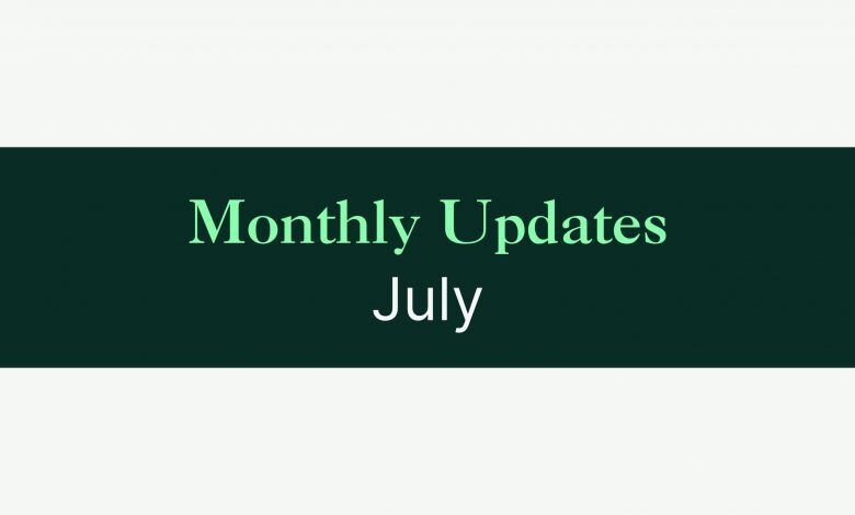July 2025 Monthly Updates Blog Cover