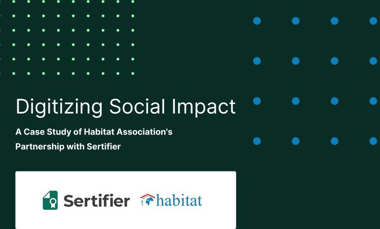 Case Study of Habitat Association's Partnership with Sertifier