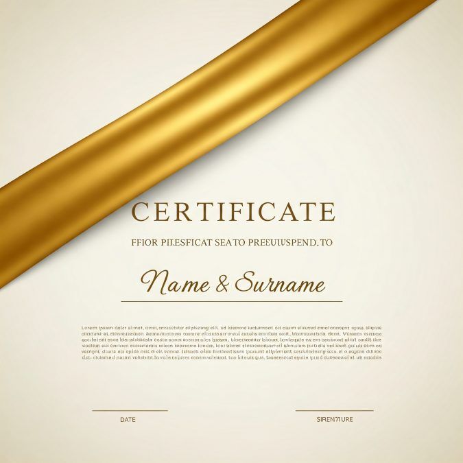 10 Creative Ribbon Design Ideas for Certificates 3 a 1