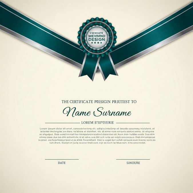 10 Creative Ribbon Design Ideas for Certificates 6 b 1