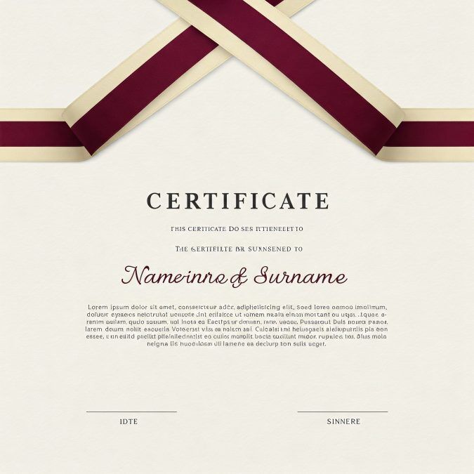 10 Creative Ribbon Design Ideas for Certificates 7 b 2