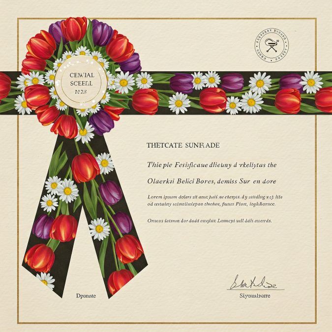 10 Creative Ribbon Design Ideas for Certificates 9 c 3