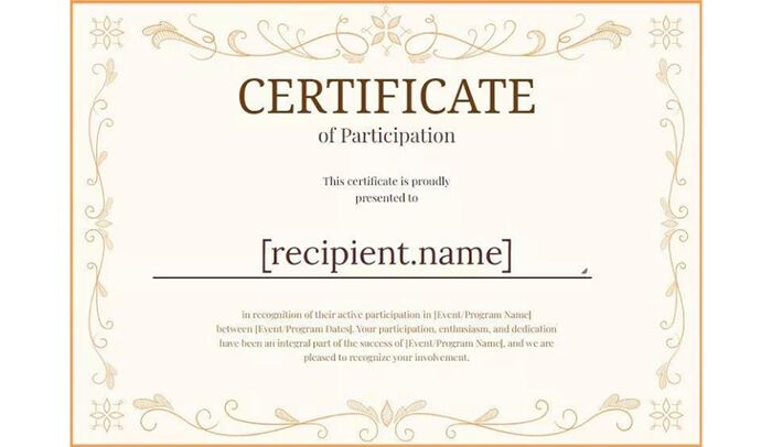 sertifier certificate design