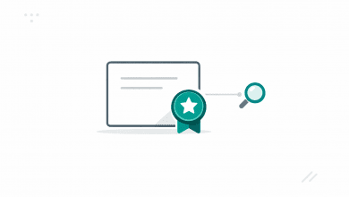 Certificate of Completion: What It Proves (and How to Make It Verifiable) 4 Illustration of a certificate with a verification link and badge icon